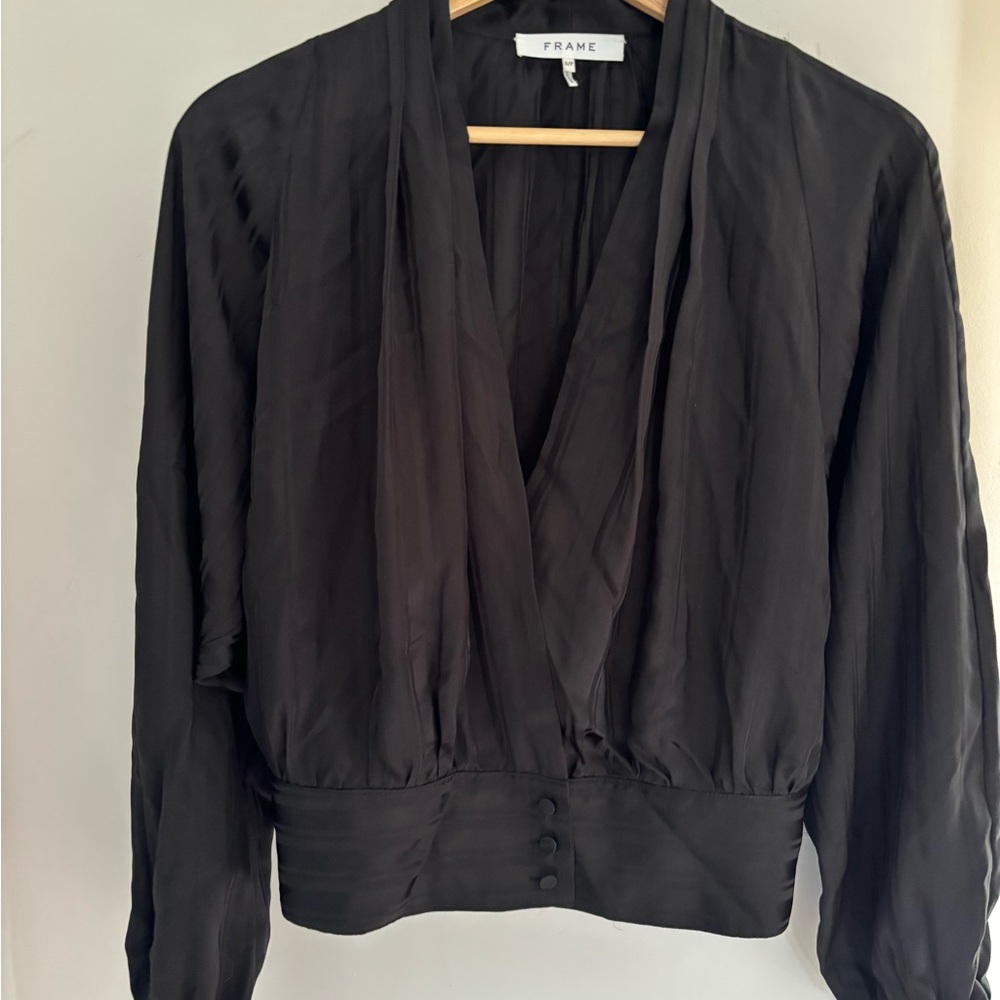 Frame Women's Black Blouse